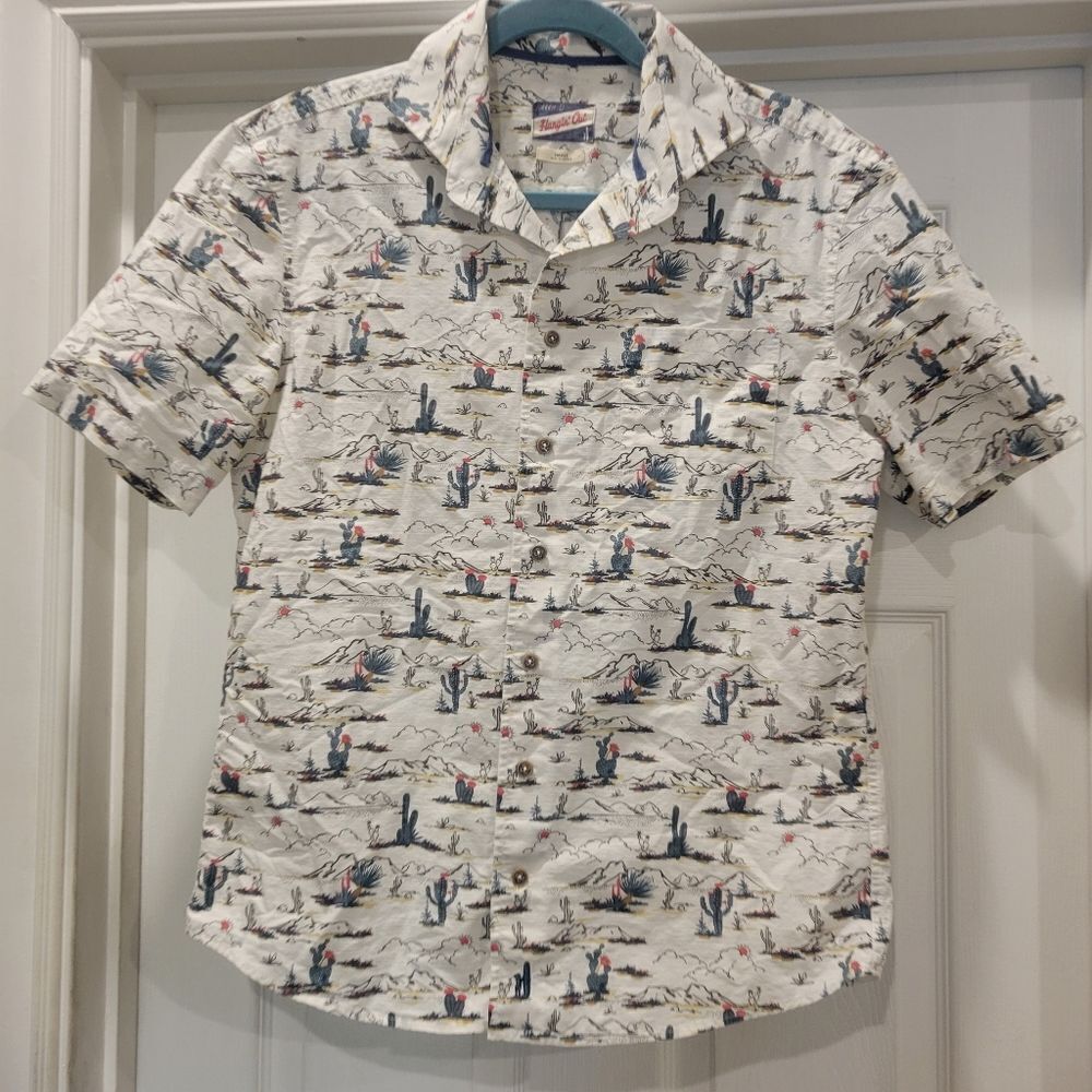 Johnnie-O Hangin' Out Button Up, Size Small